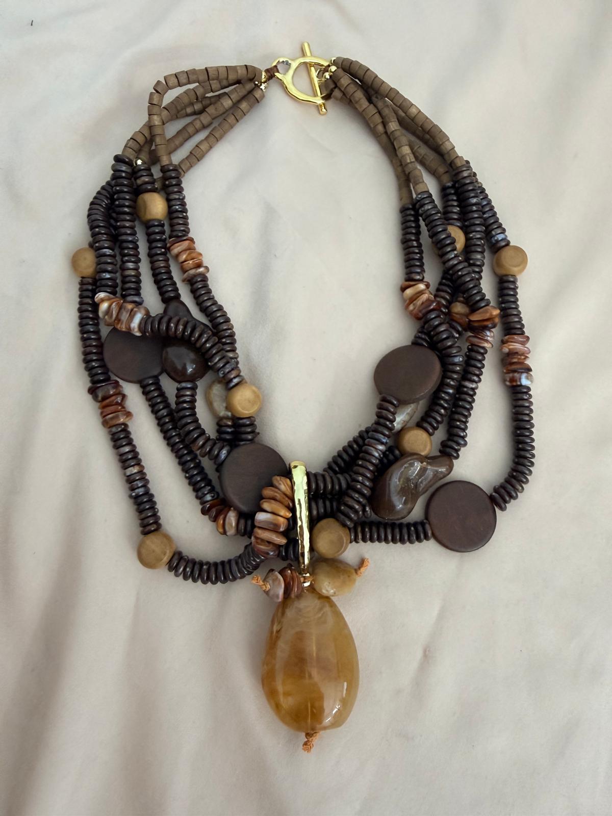 COLLAR BOHO ÁMBAR
