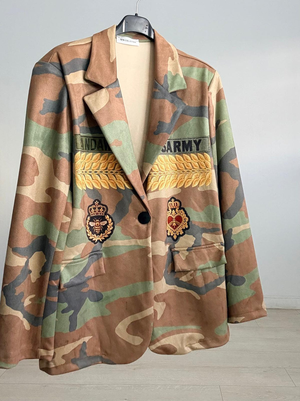 MAXI BLAZER ANTELINA CAMUFLAJE ALAS