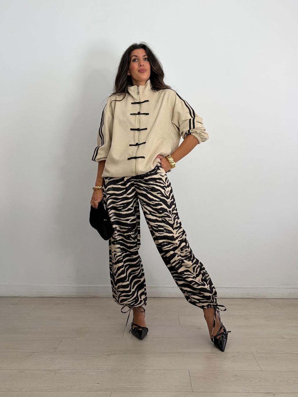 PANTALÓN CEBRA + CORDON