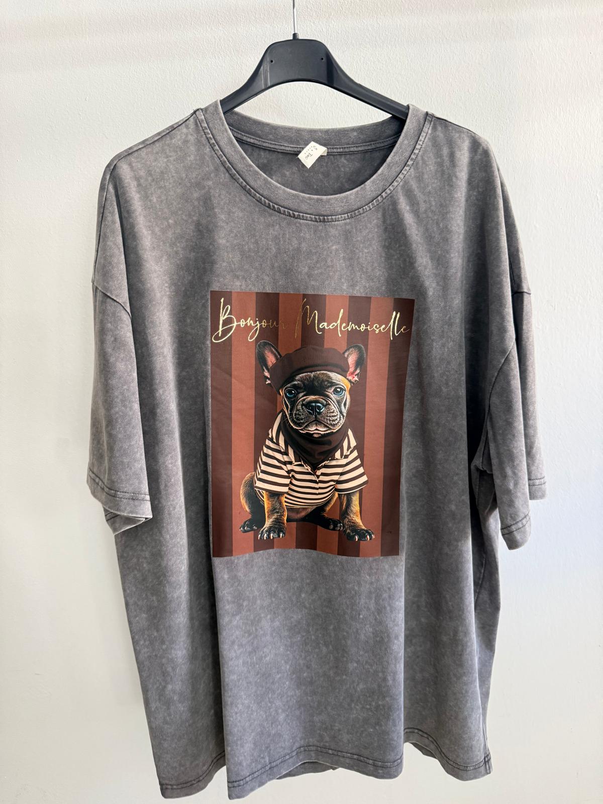 MAXI CAMISETA BONJOUR BULLDOG