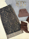 FALDA TULL LEOPARDO