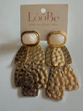 PENDIENTES DORADOS MULTICAPAS
