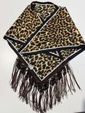 PAÑUELO / CINTURÓN FLECOS LEOPARDO