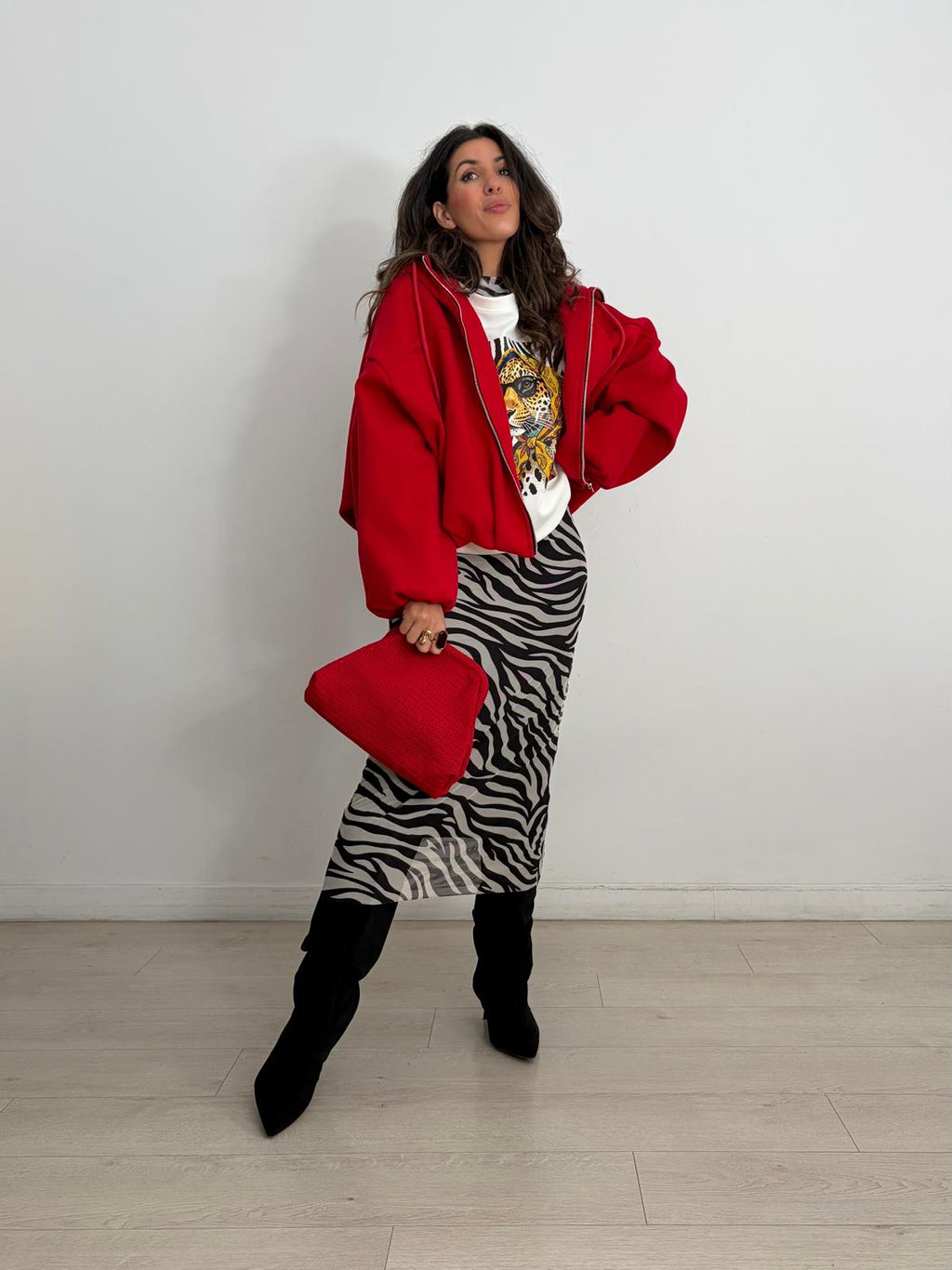 CHAQUETA CREMALLERA+CAPUCHA