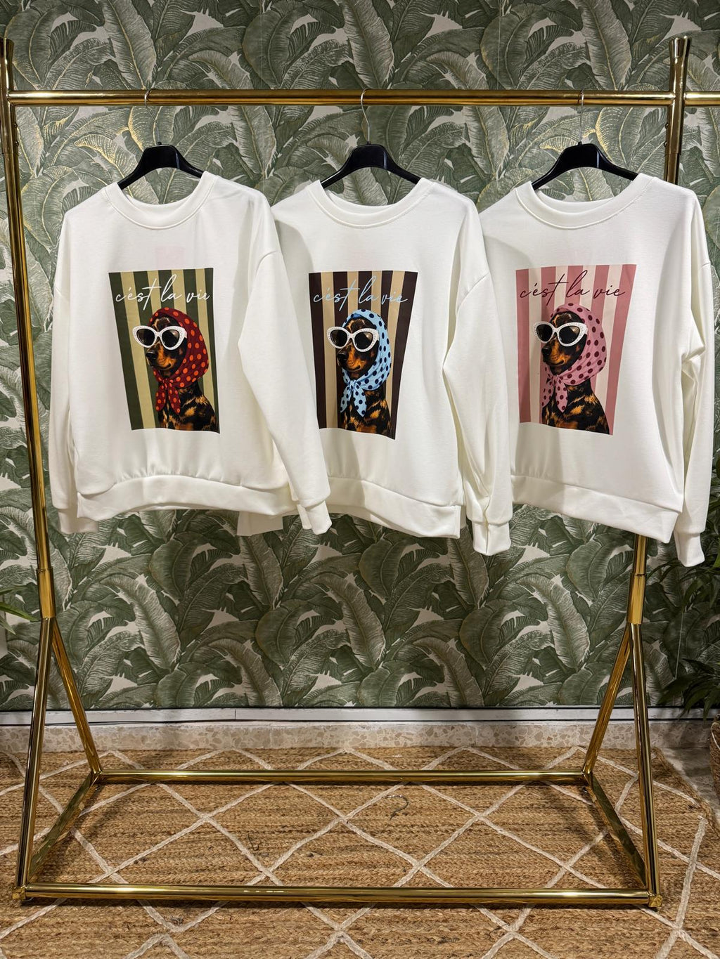 SUDADERA CEST LA VIE