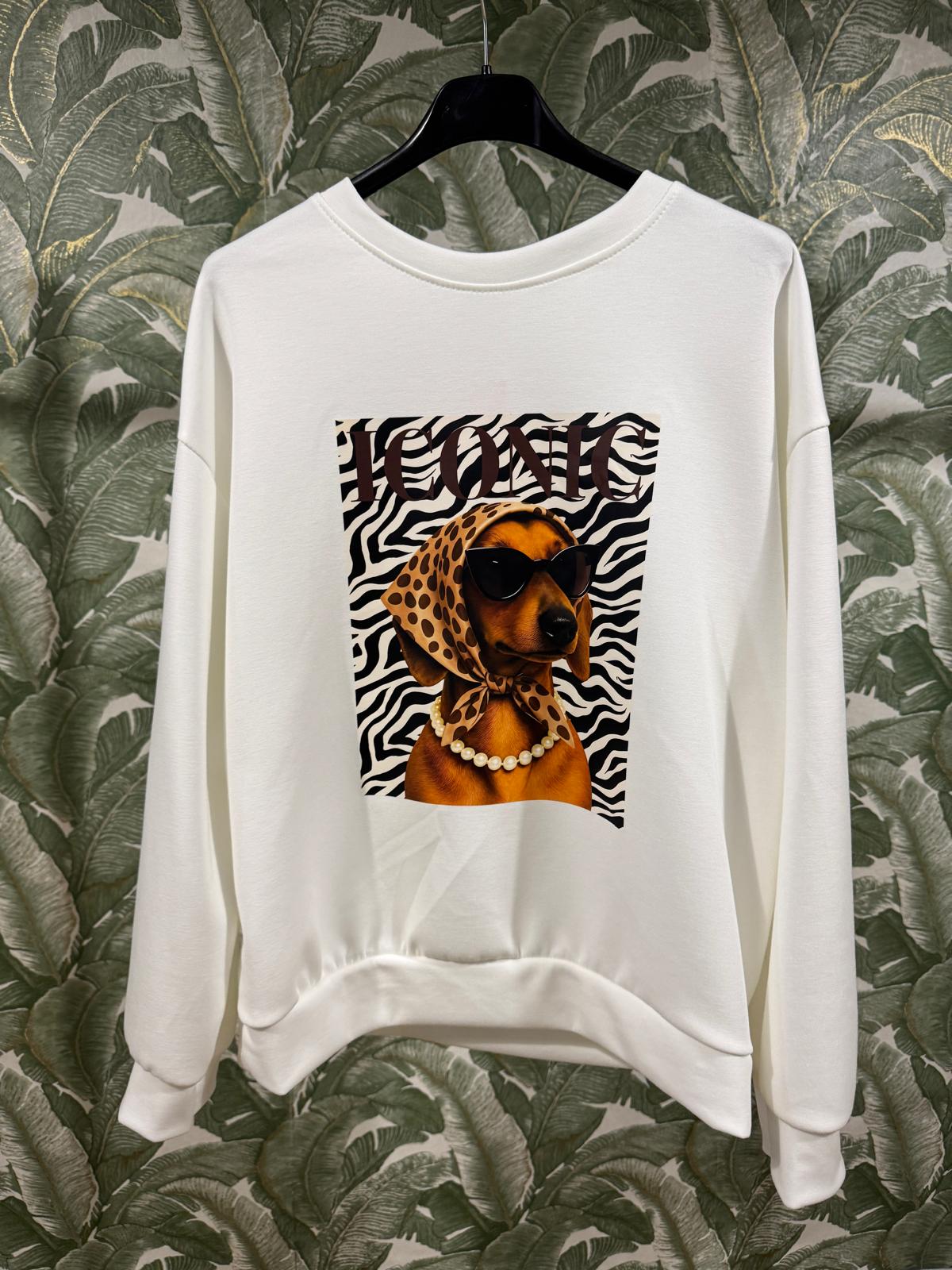 SUDADERA ICONIC CEBRA