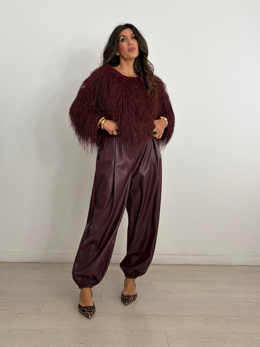PANTALON BALLOON POLIPIEL  BOMBACHO
