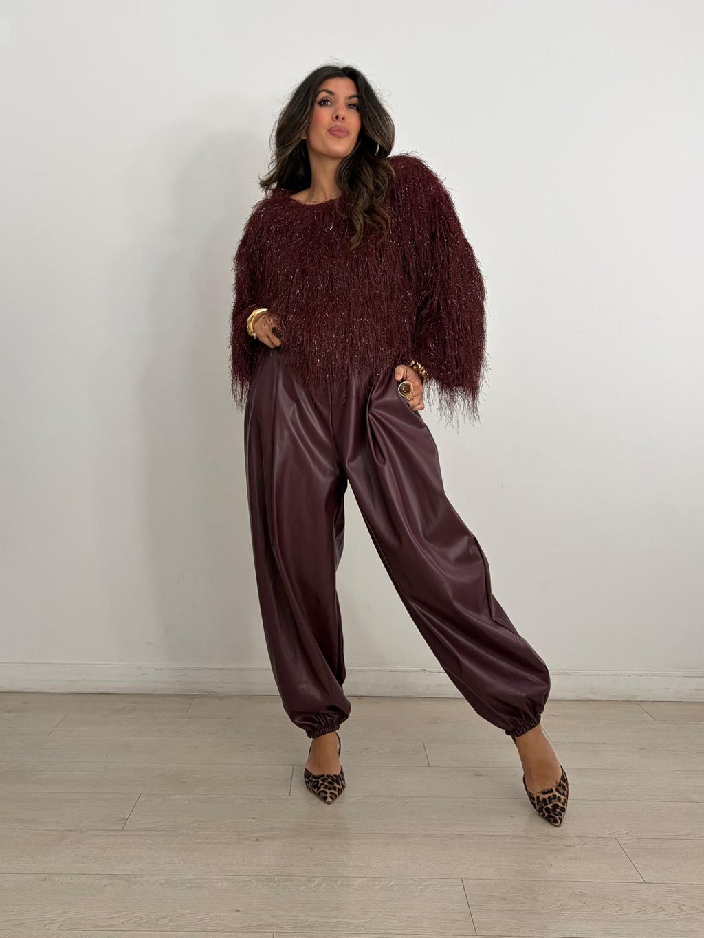 PANTALON BALLOON POLIPIEL  BOMBACHO