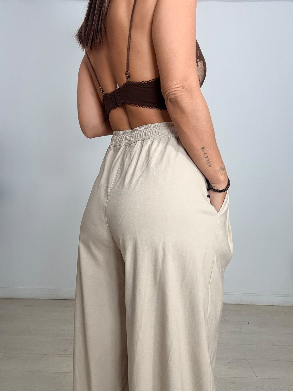 PANTALÓN FLUIDO CINTURA ELÁSTICA EMILY