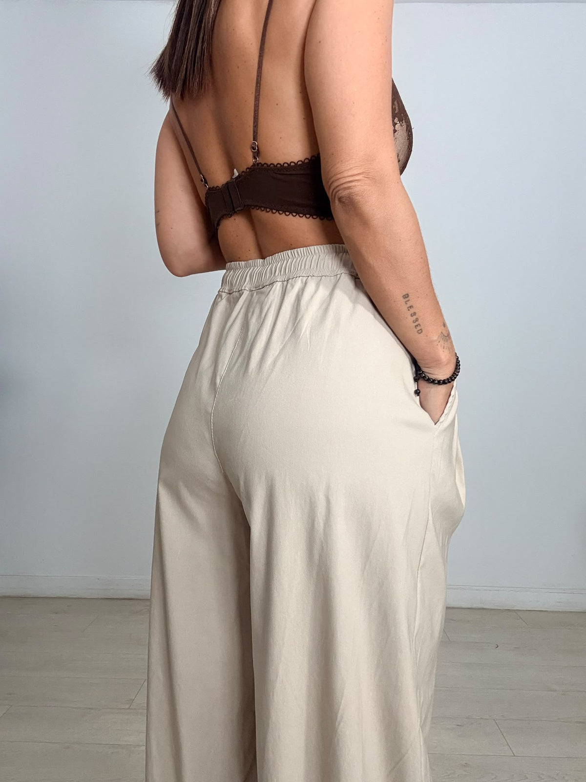 PANTALÓN FLUIDO CINTURA ELÁSTICA EMILY