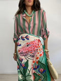 BLUSA RAYAS BICOLOR