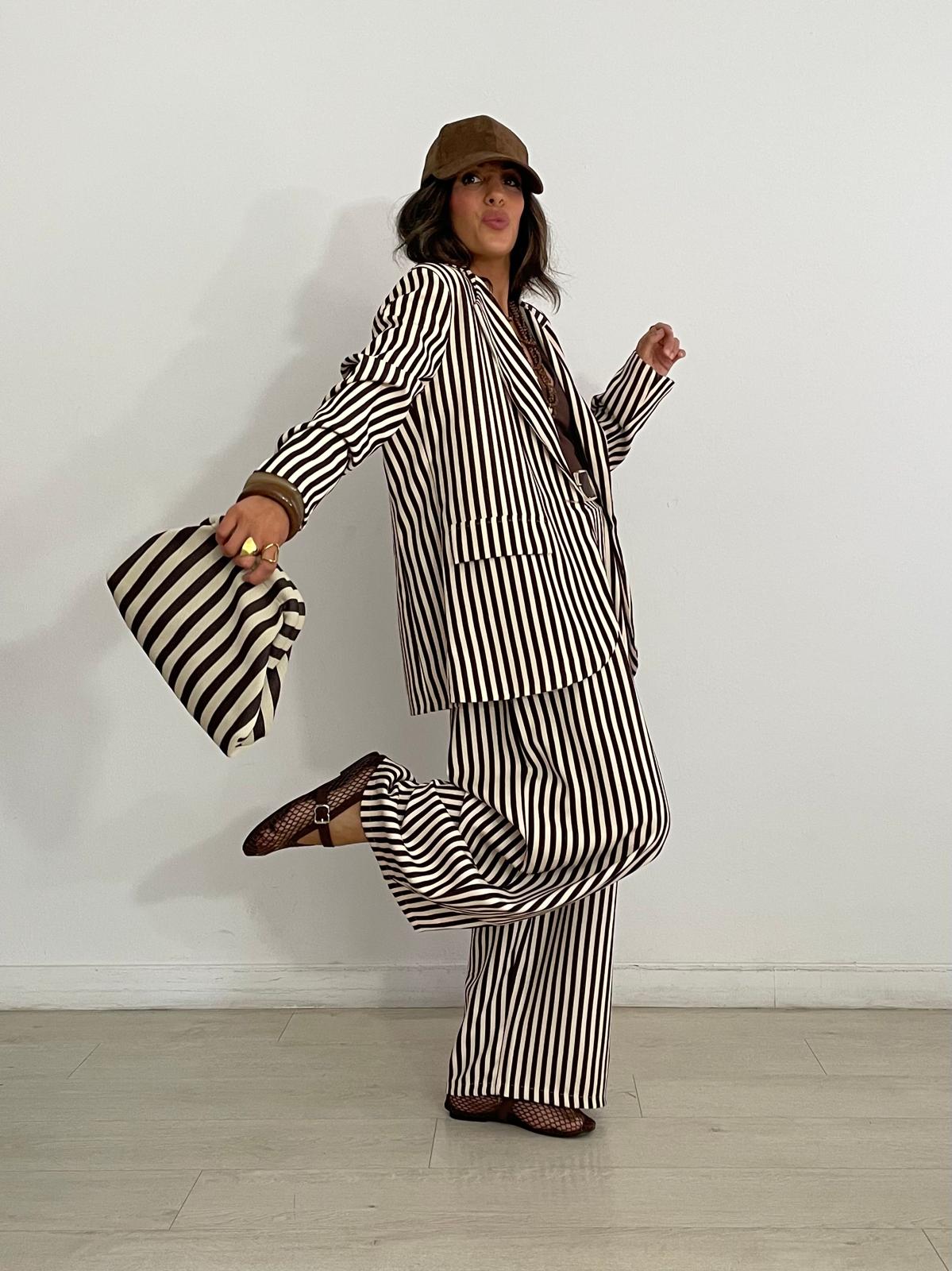 MAXI BLAZER RAYAS