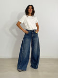 JEANS  ANCHOS VAQUERO OSCURO