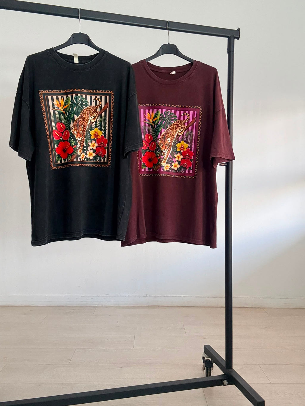 MAXI CAMISETA TIGRE + FLORES