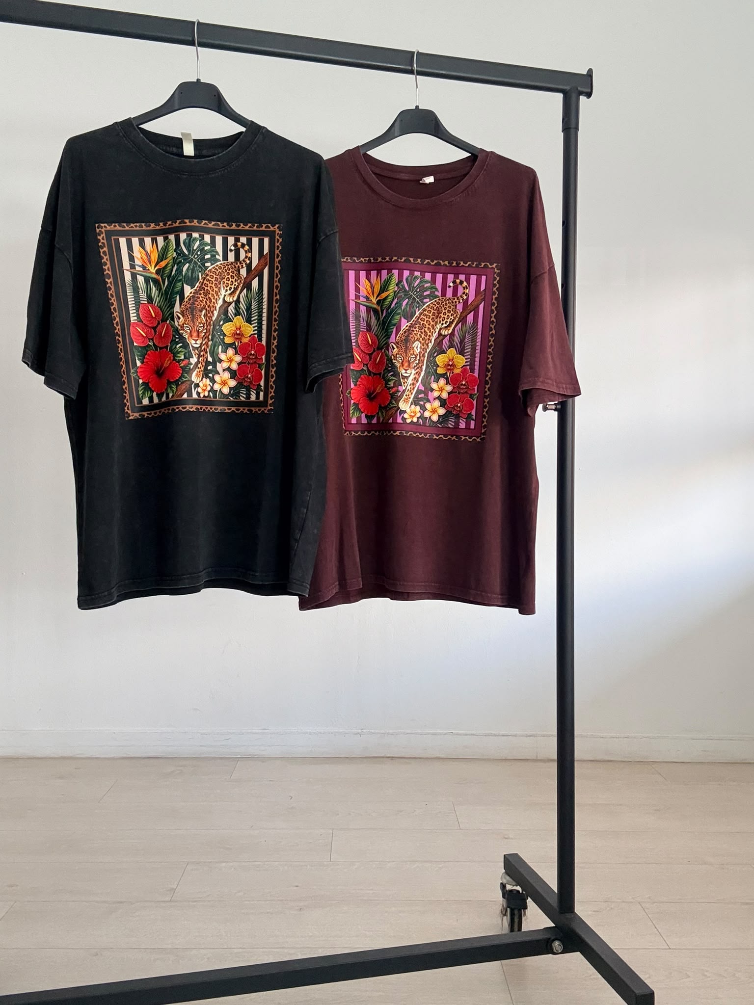 MAXI CAMISETA TIGRE + FLORES
