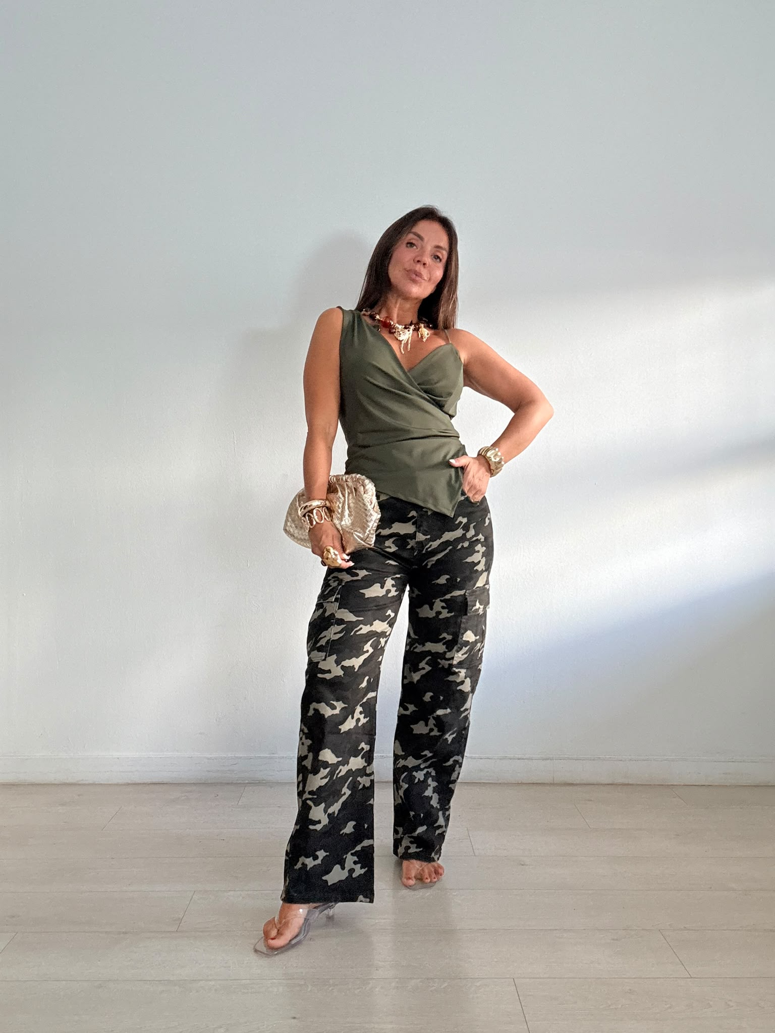 PANTALÓN CARGO CAMUFLAJE