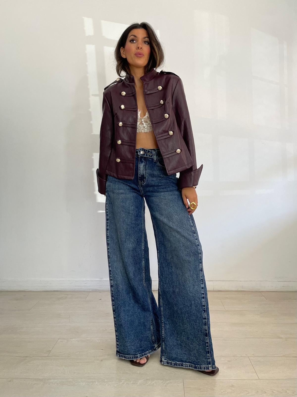 JEANS  ANCHOS VAQUERO OSCURO