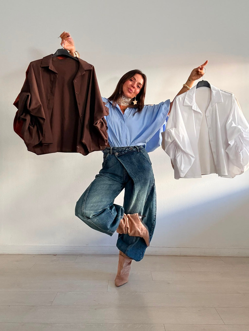 CAMISA CORTA OVERSIZE