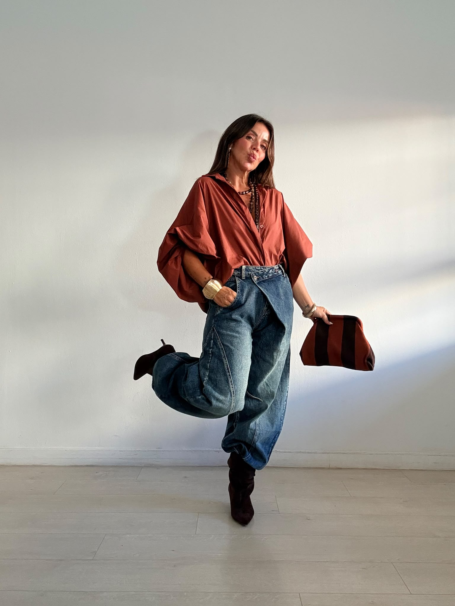 CAMISA CORTA OVERSIZE