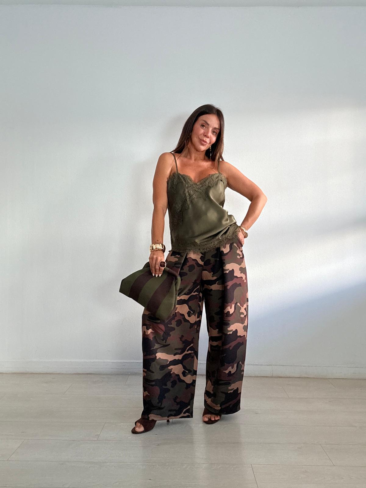 PANTALÓN BALLOON CAMUFLAJE + CINTURÓN