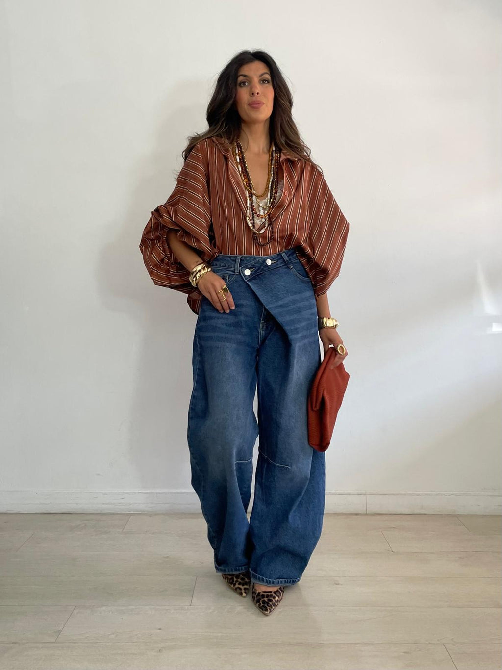 BLUSA RAYAS OVERSIZE
