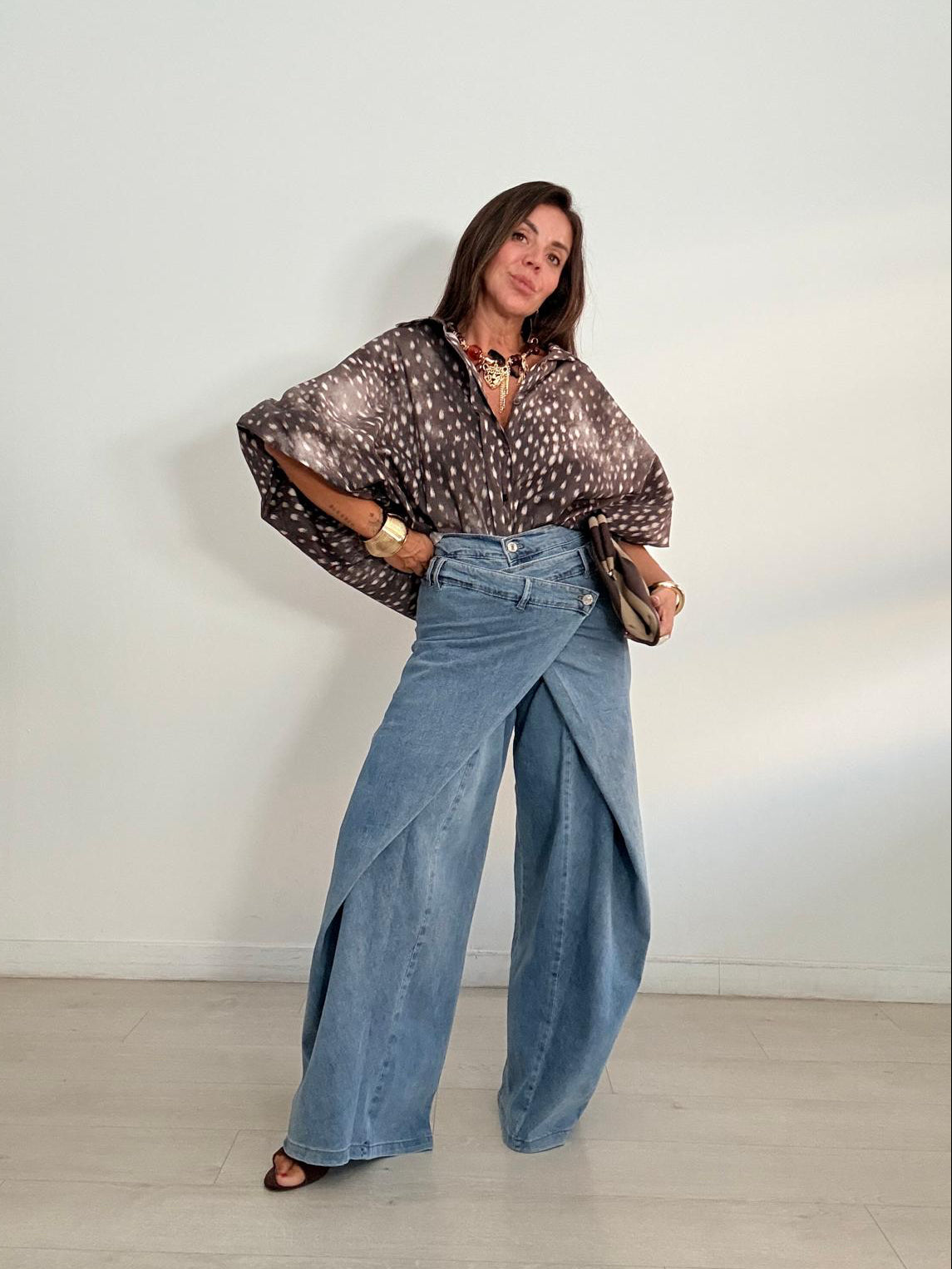 BLUSA OVERSIZE FELINE