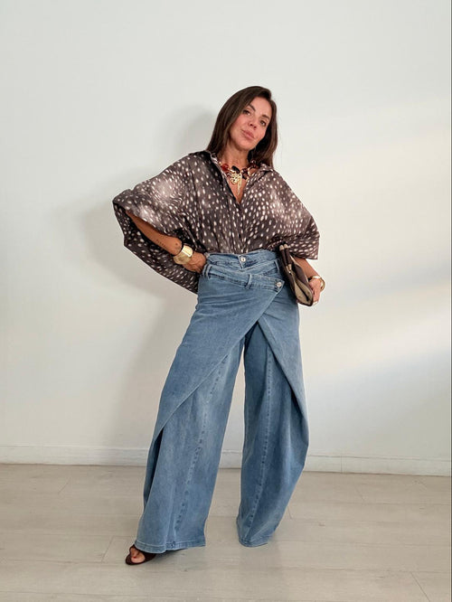 BLUSA OVERSIZE FELINE