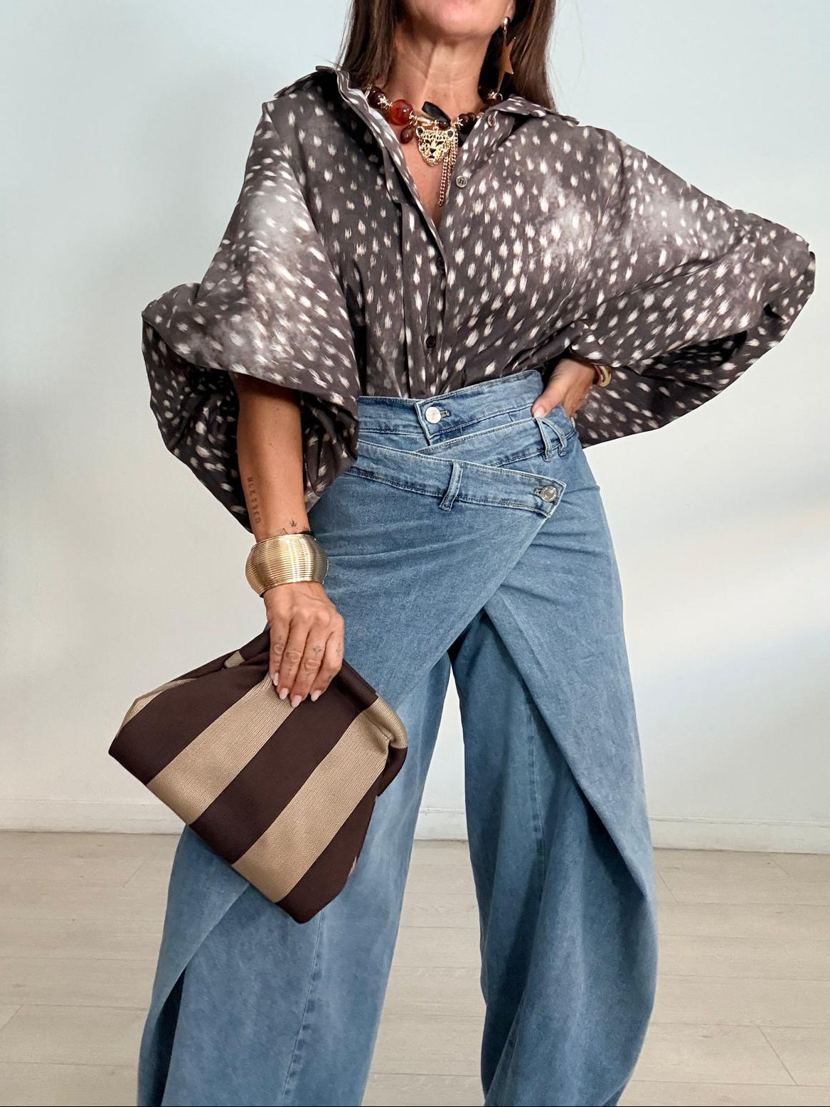 BLUSA OVERSIZE FELINE