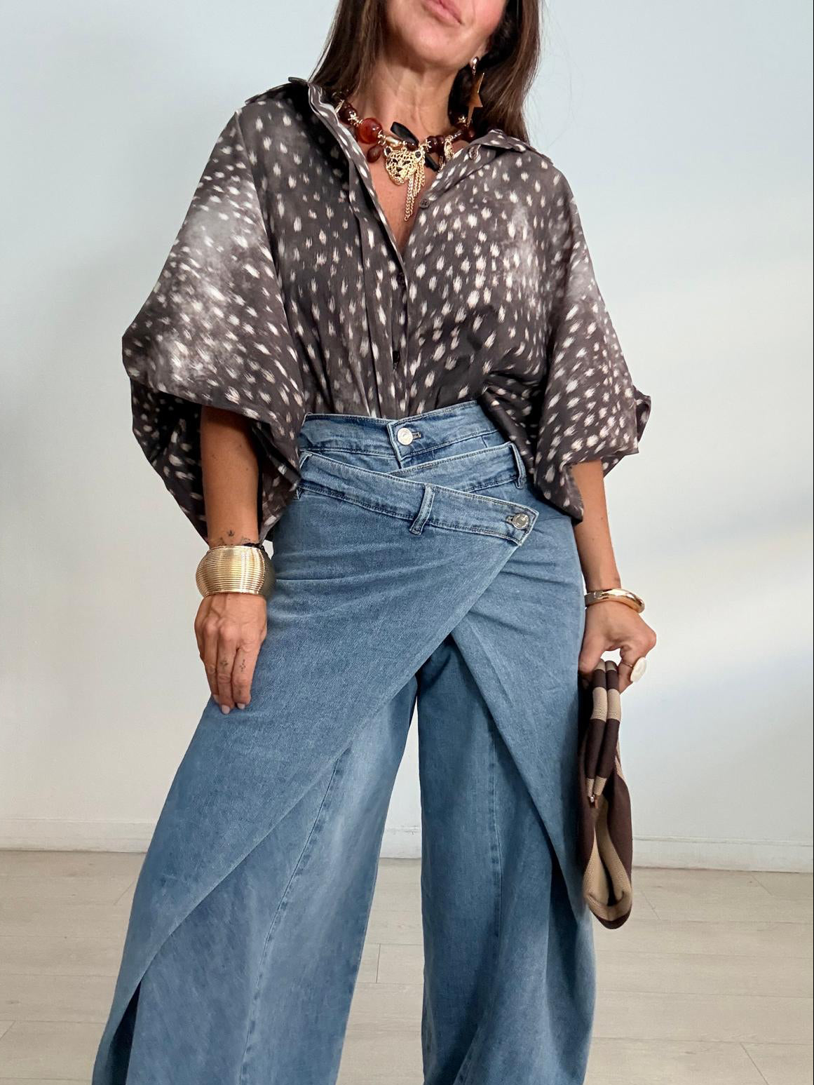 BLUSA OVERSIZE FELINE