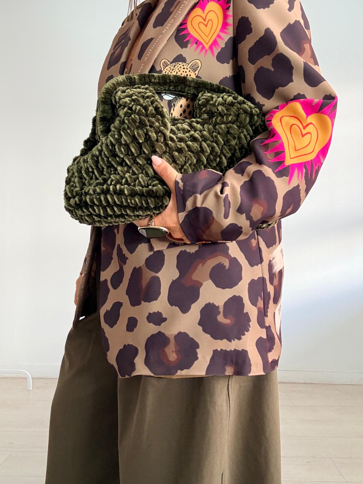 BOLSO MANO EFECTO TERCIOPELO