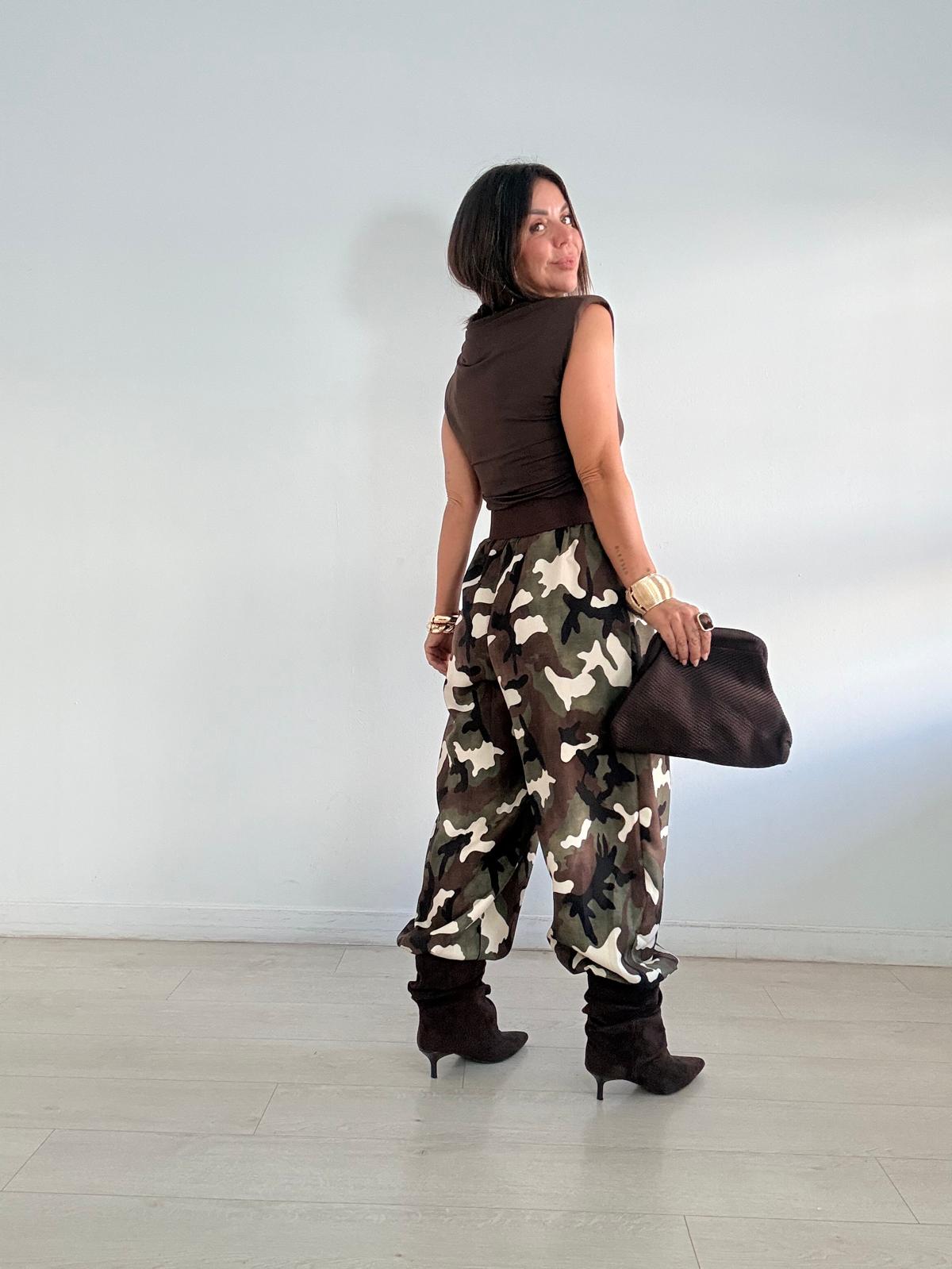 PANTALON BALLOON CAMUFLAJE  BRITANY