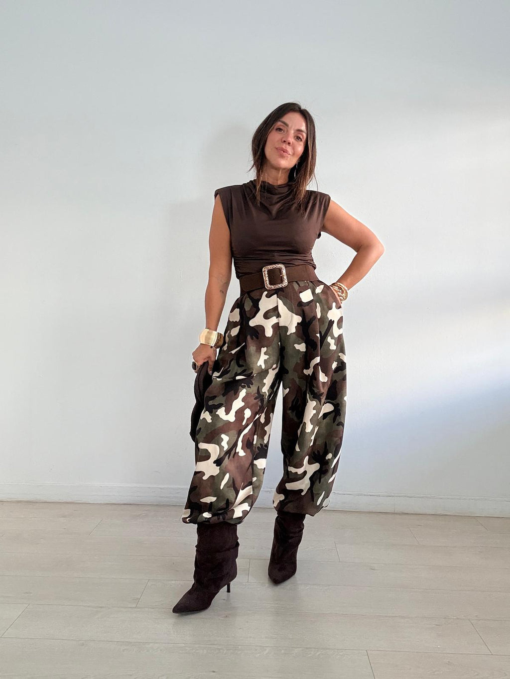 PANTALON BALLOON CAMUFLAJE  BRITANY