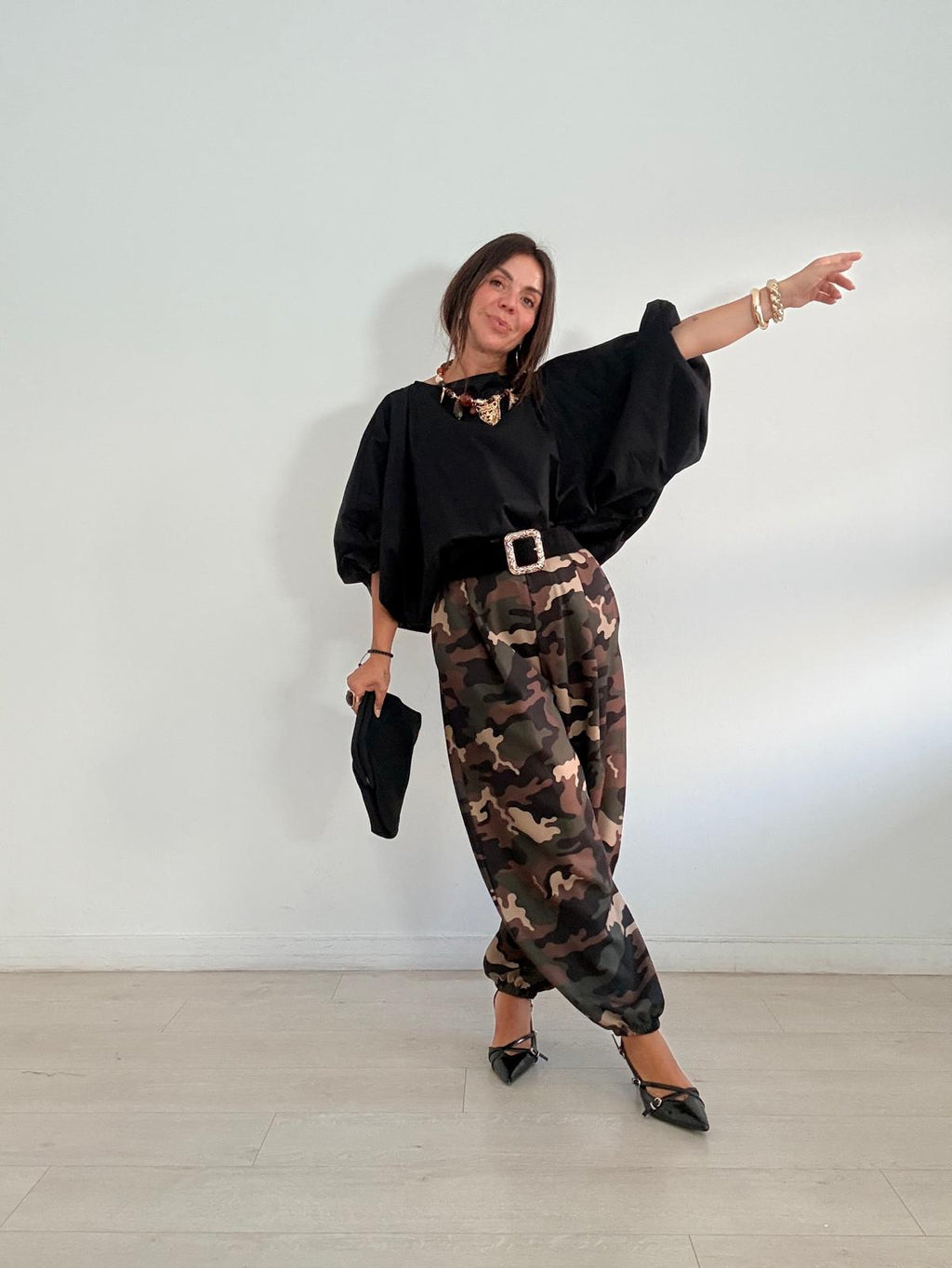 PANTALON BALLOON CAMUFLAJE  BRITANY