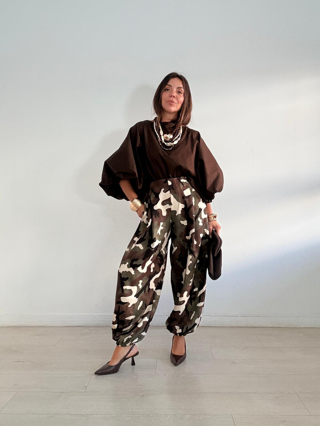 PANTALON BALLOON CAMUFLAJE  BRITANY