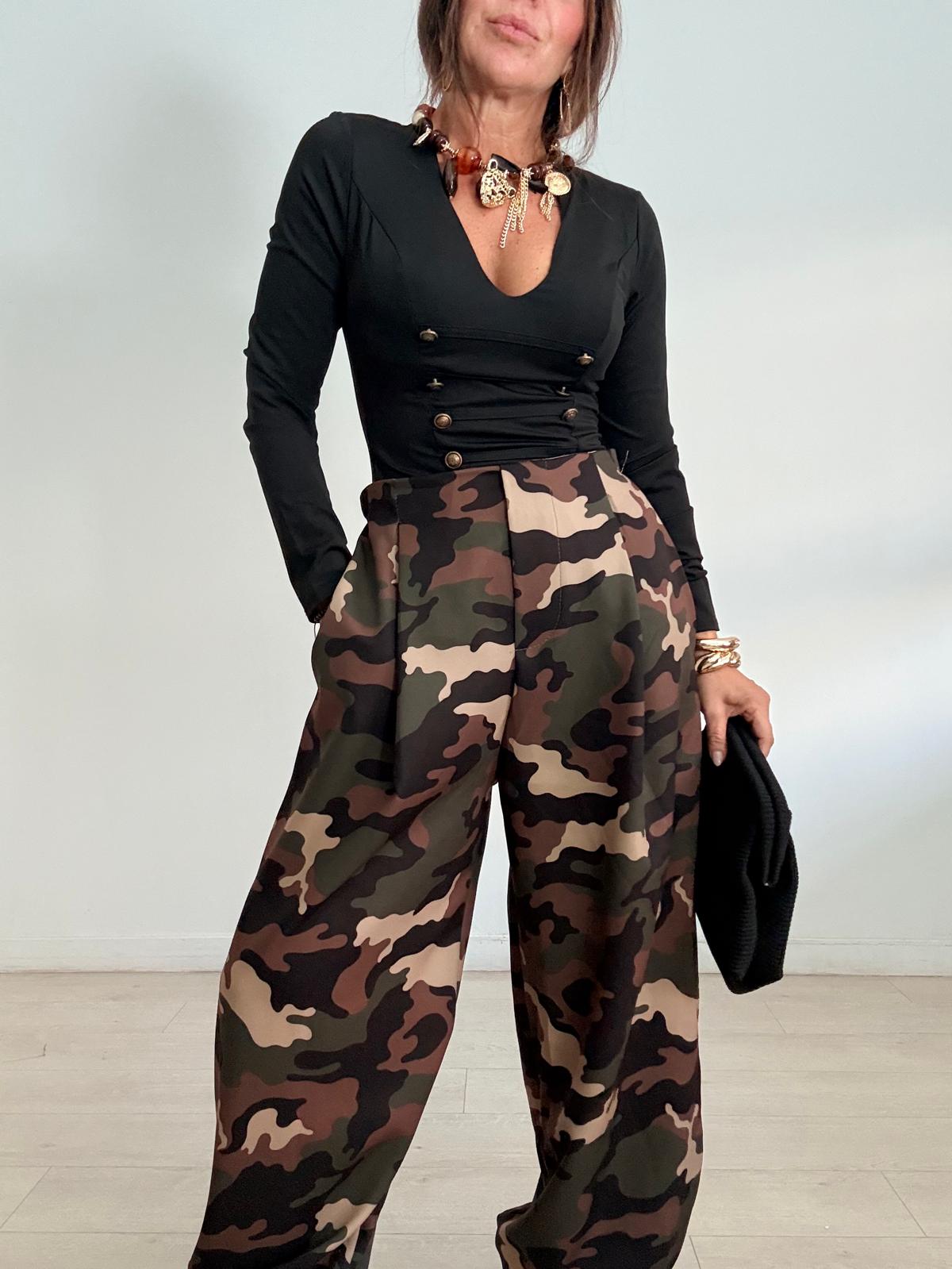 PANTALON BALLOON CAMUFLAJE  BRITANY