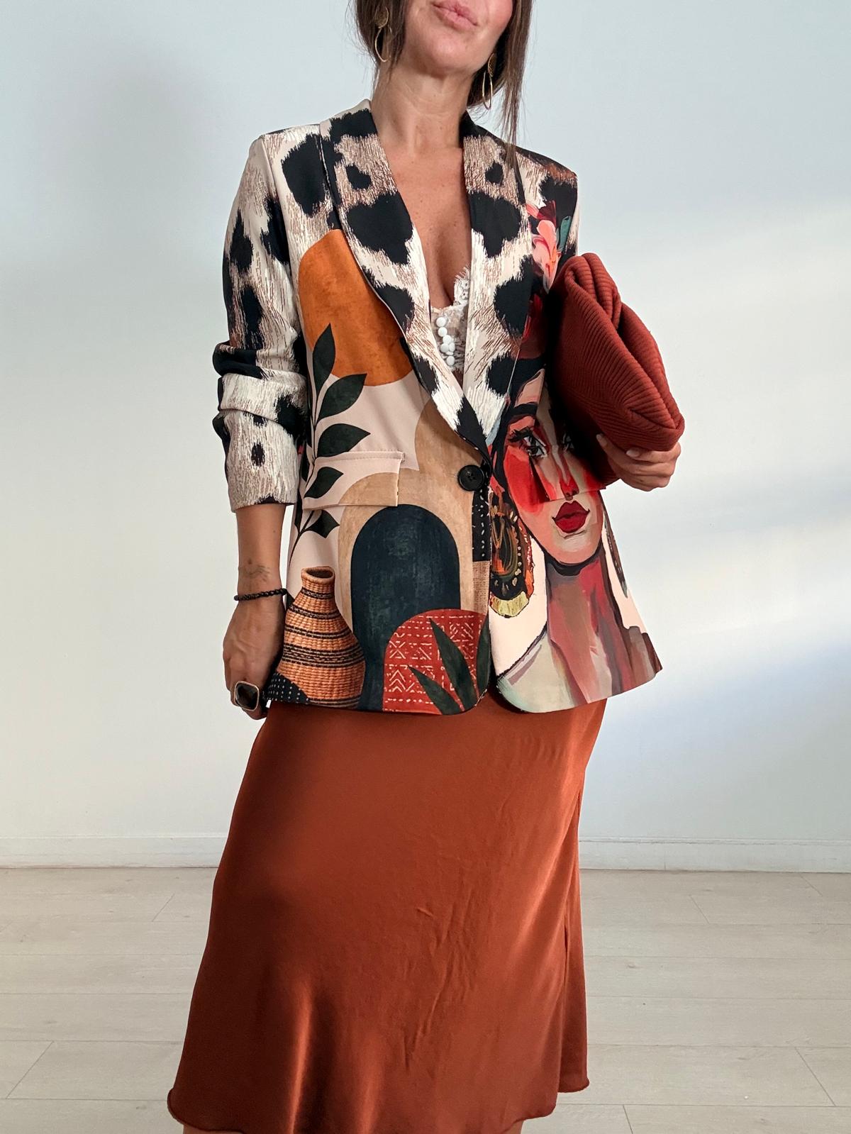 BLAZER GIRL FLOWERS