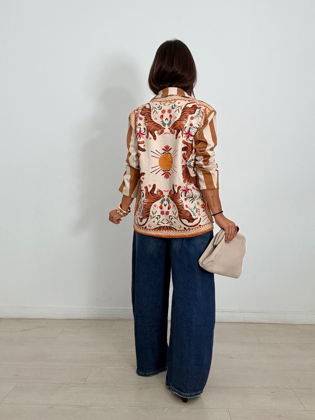 BLAZER ANTELINA RAYAS LIMONES