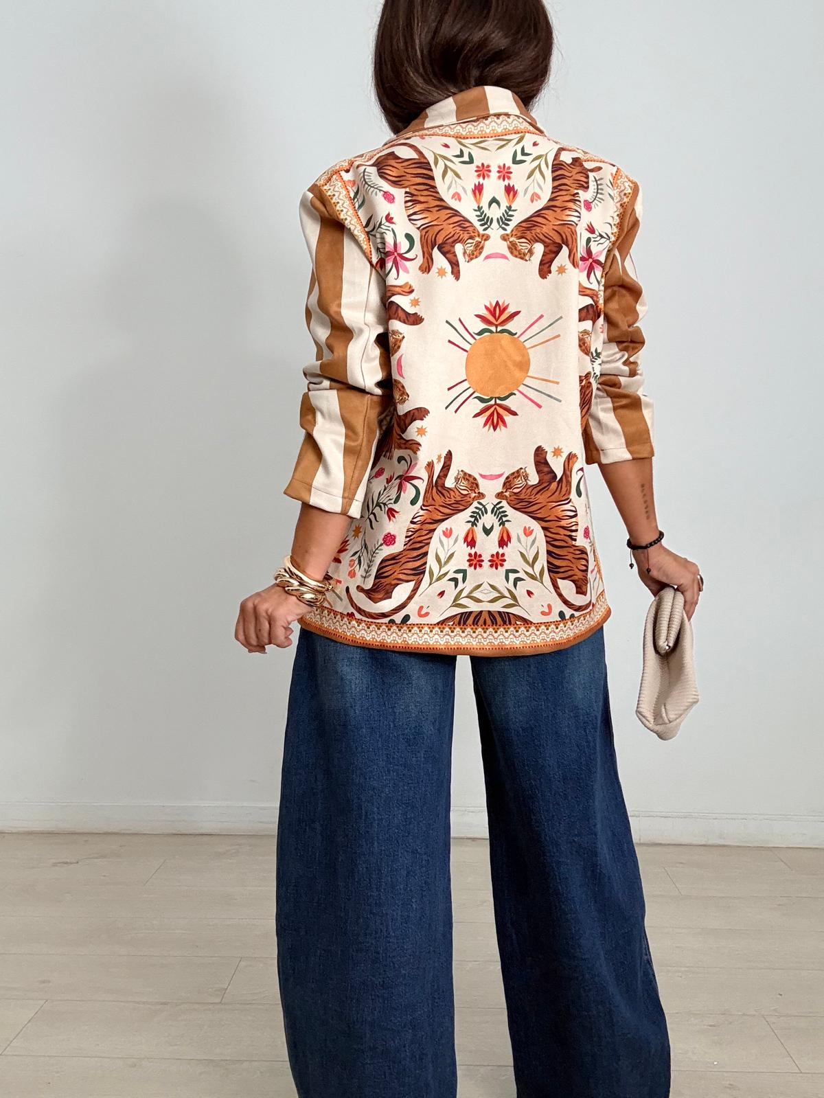 BLAZER ANTELINA RAYAS LIMONES