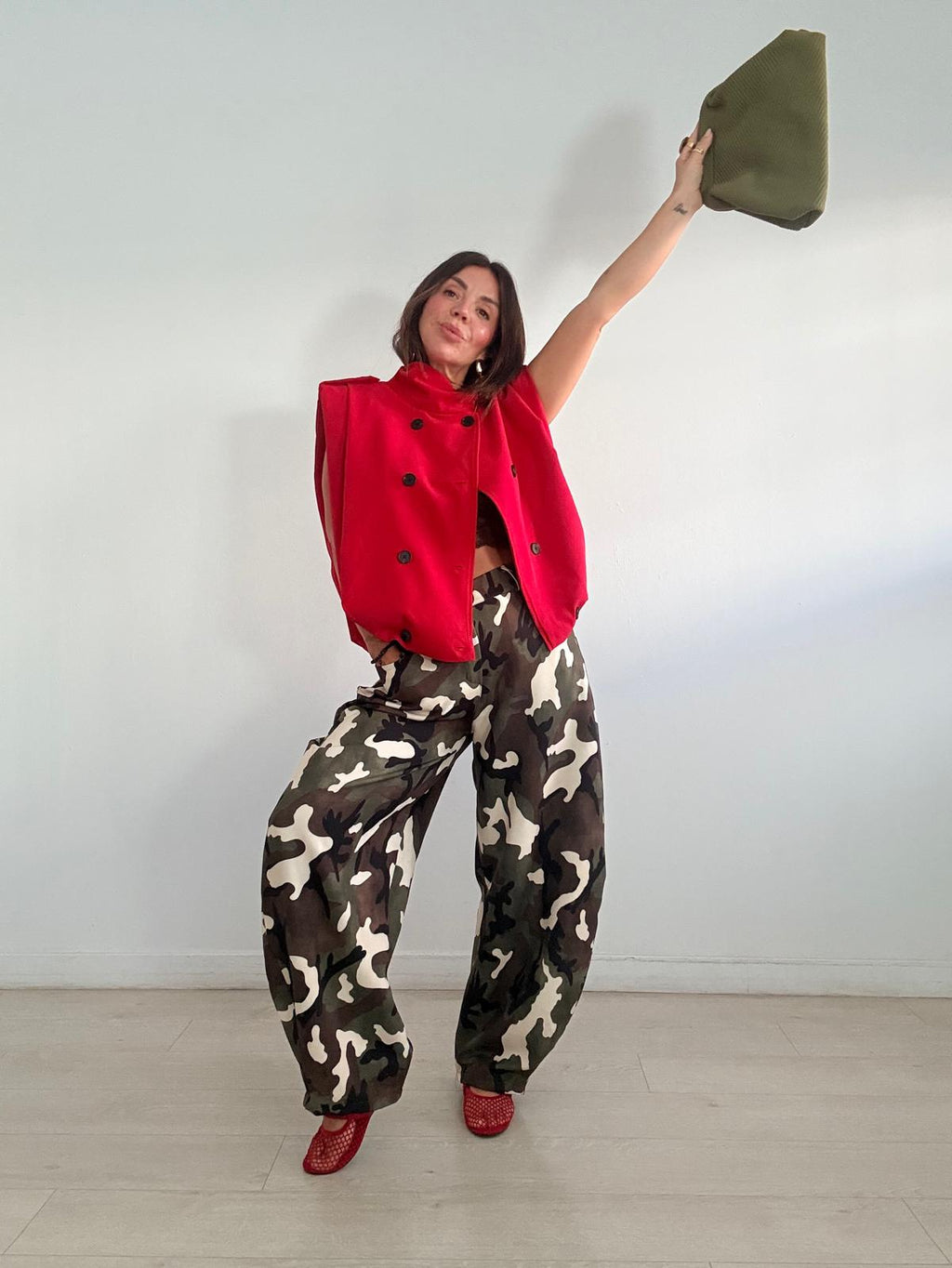 PANTALON BALLOON CAMUFLAJE BRENDA