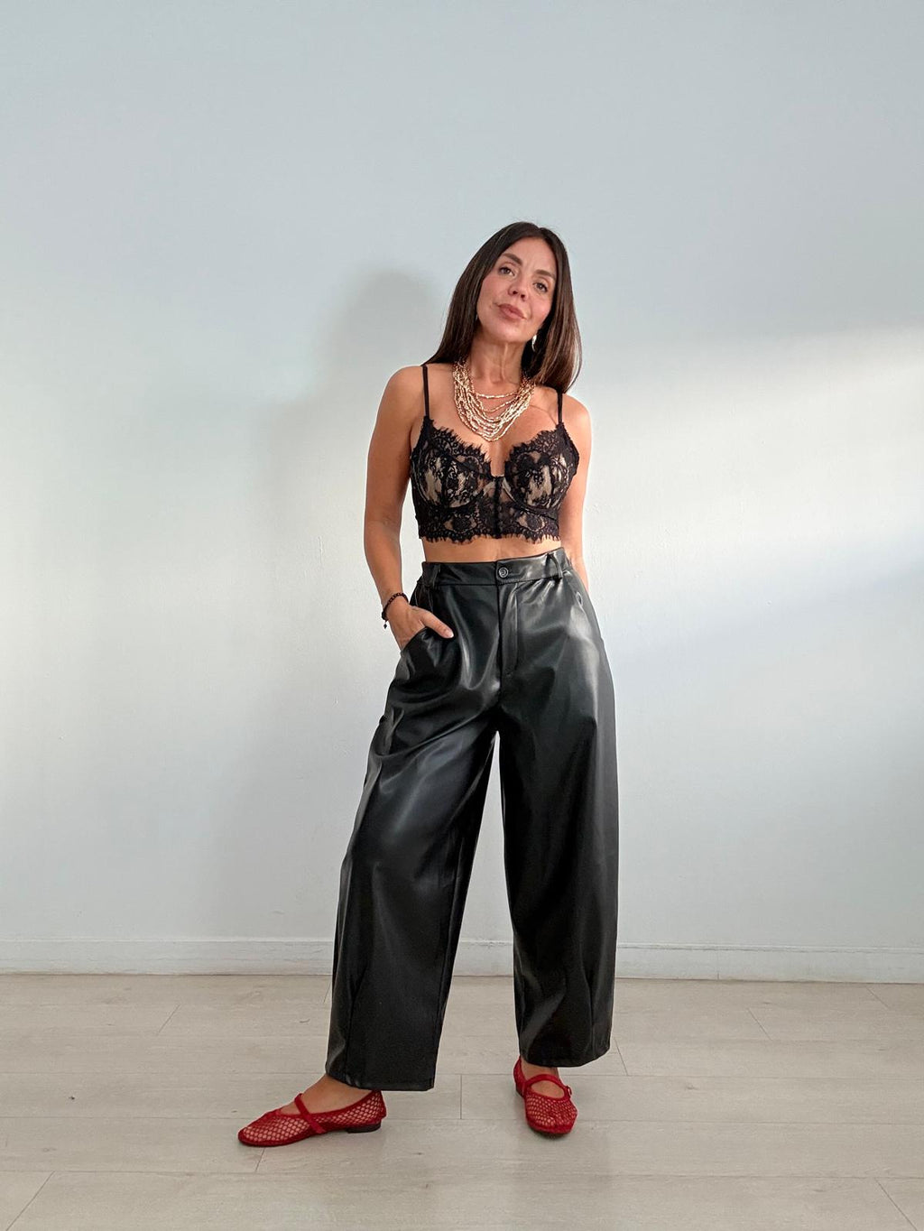 PANTALÓN BALLOON POLIPIEL CASSIE