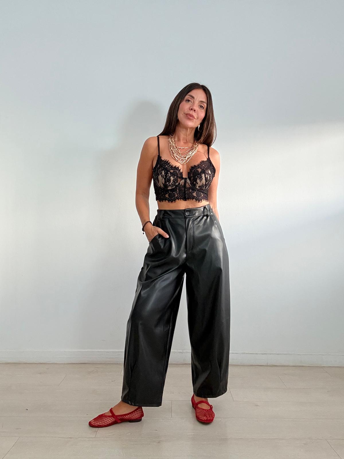 PANTALÓN BALLOON POLIPIEL CASSIE