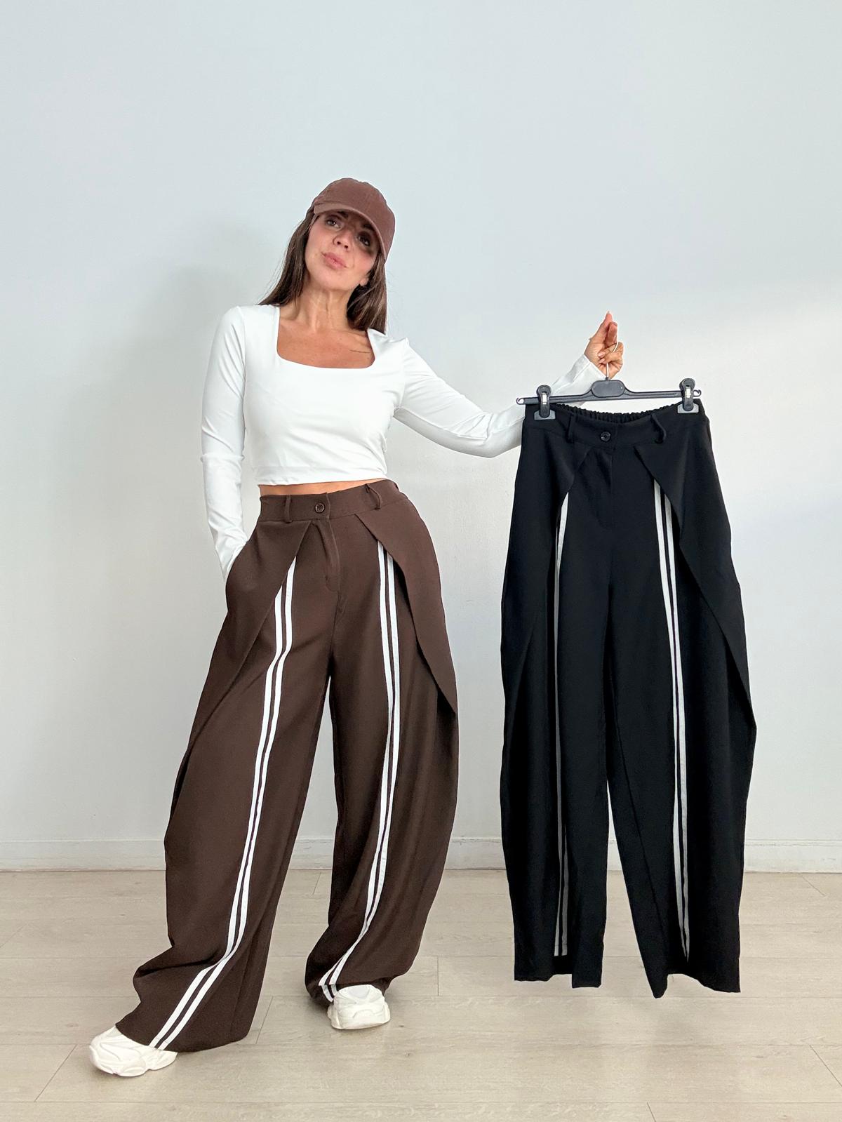 PANTALÓN  BALLOON  DOBLE RAYA