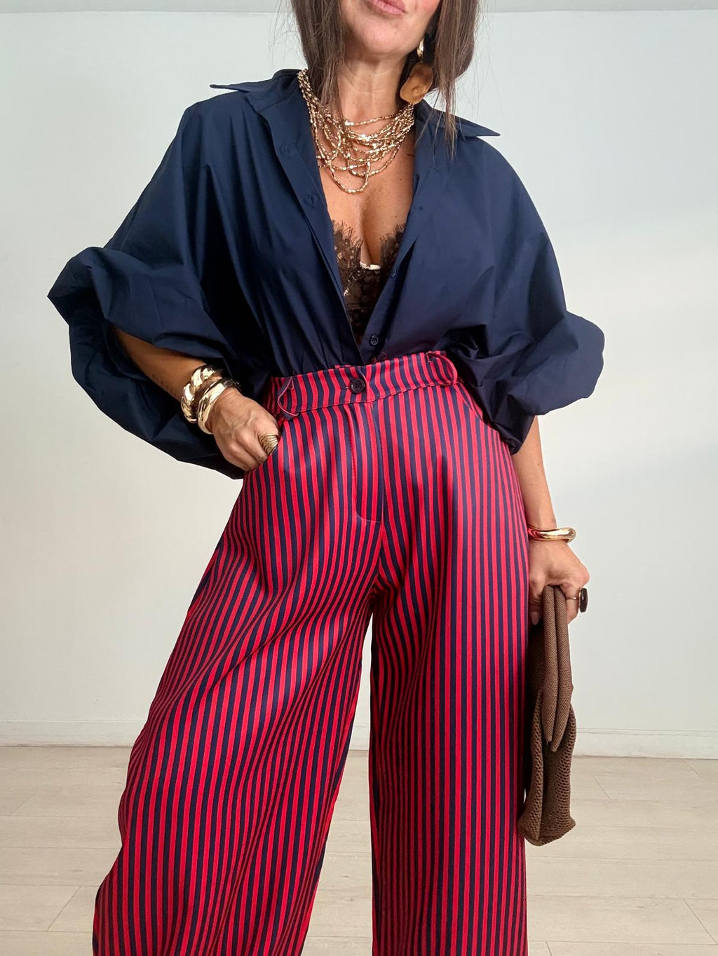 PANTALO BALLOON RAYAS TRISH