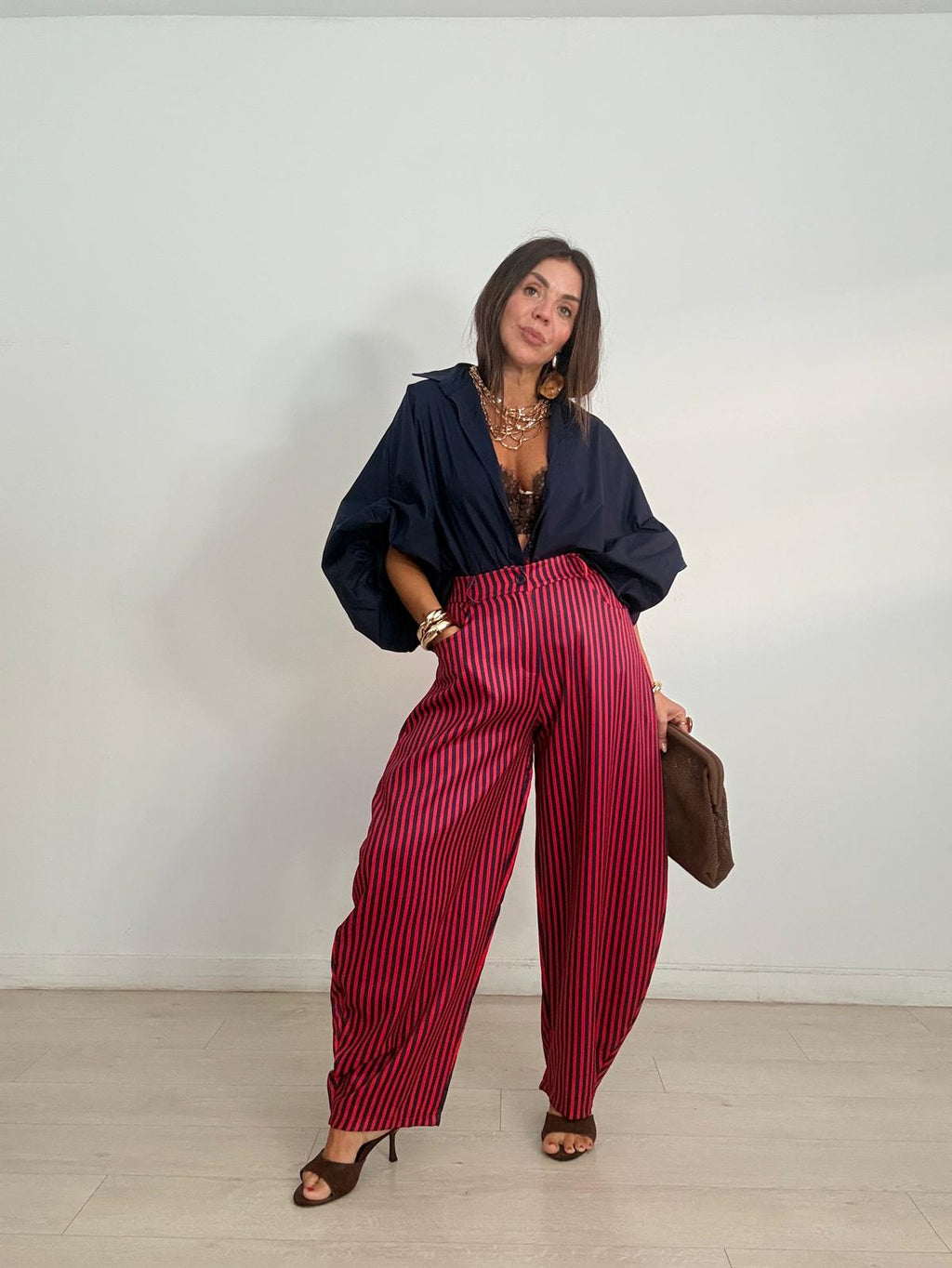 PANTALO BALLOON RAYAS TRISH
