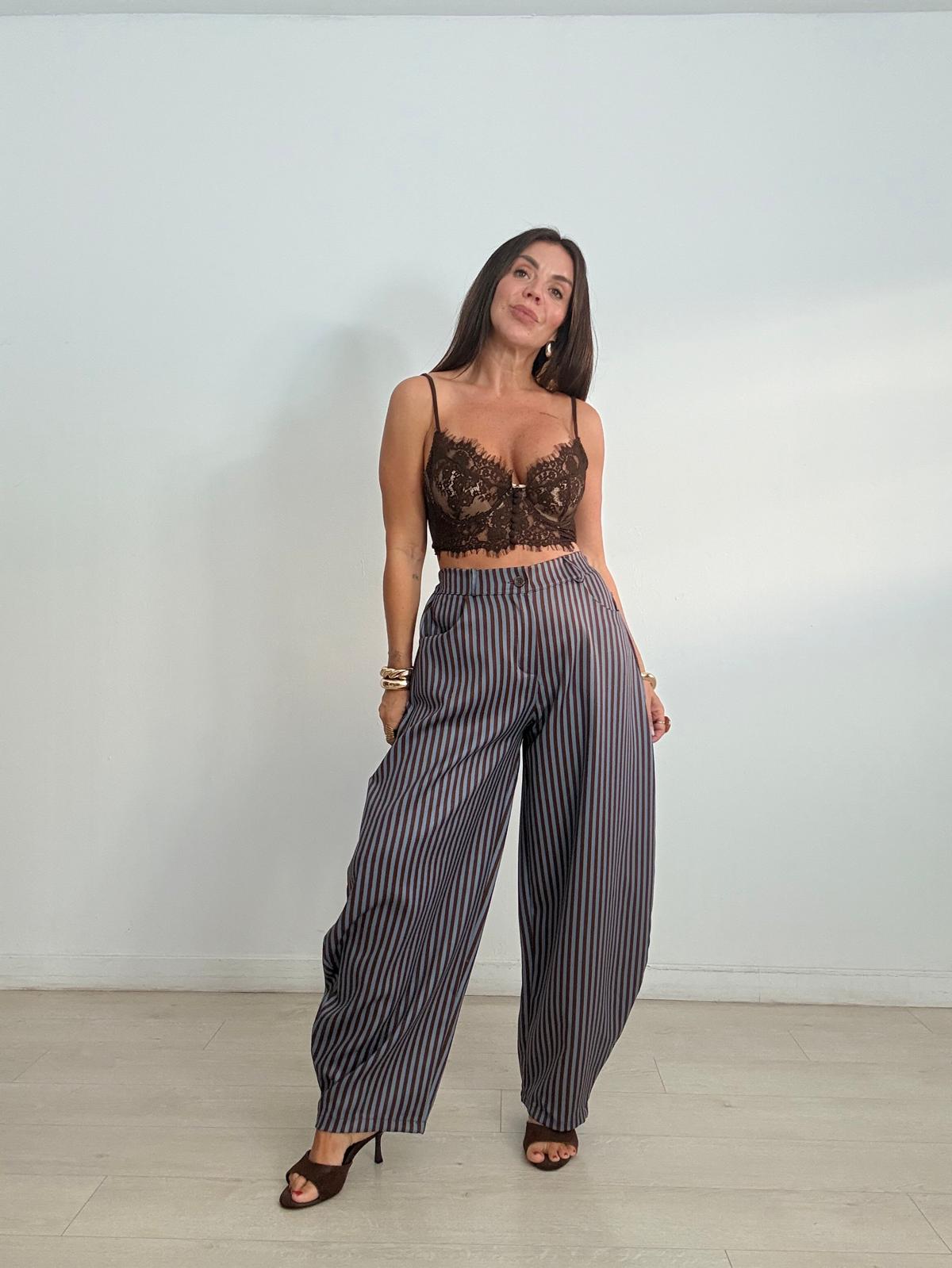 PANTALO BALLOON RAYAS TRISH