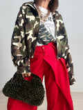 BOLSO MANO EFECTO TERCIOPELO
