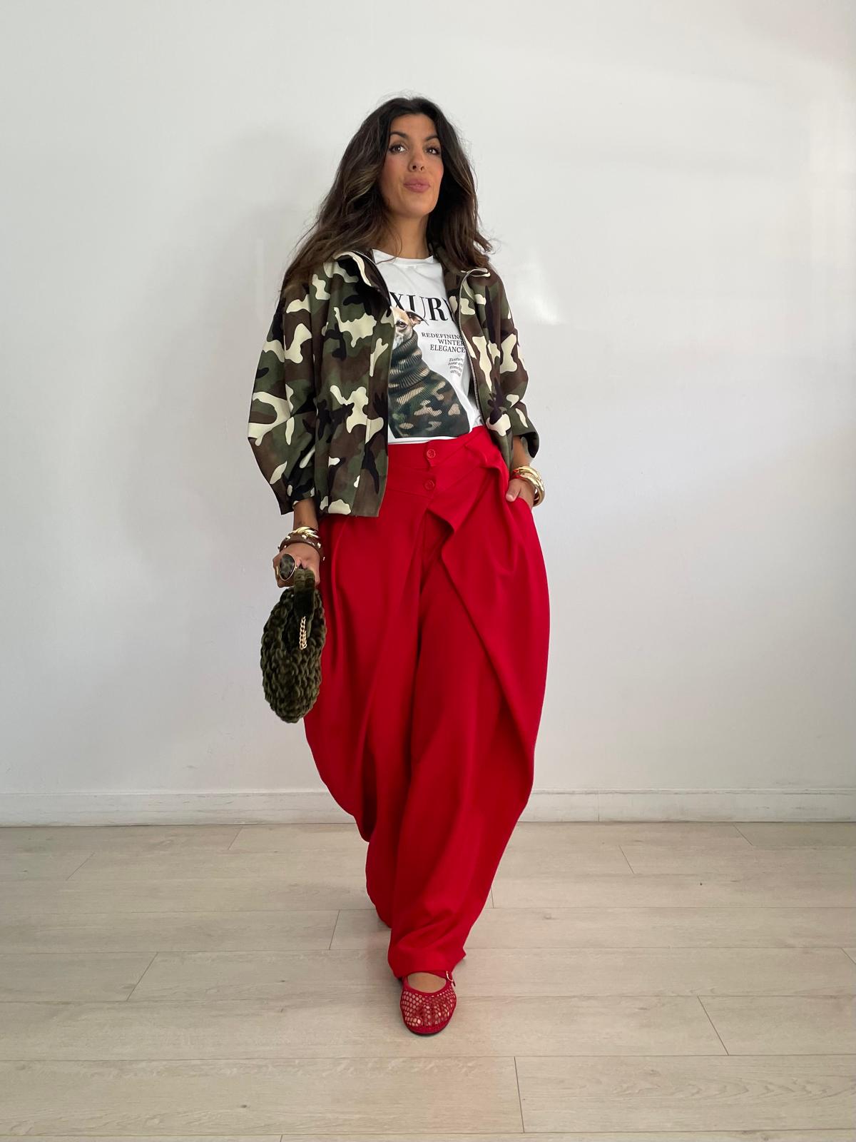 BOMBER CREMALLERA CAMUFLAJE BRITANY