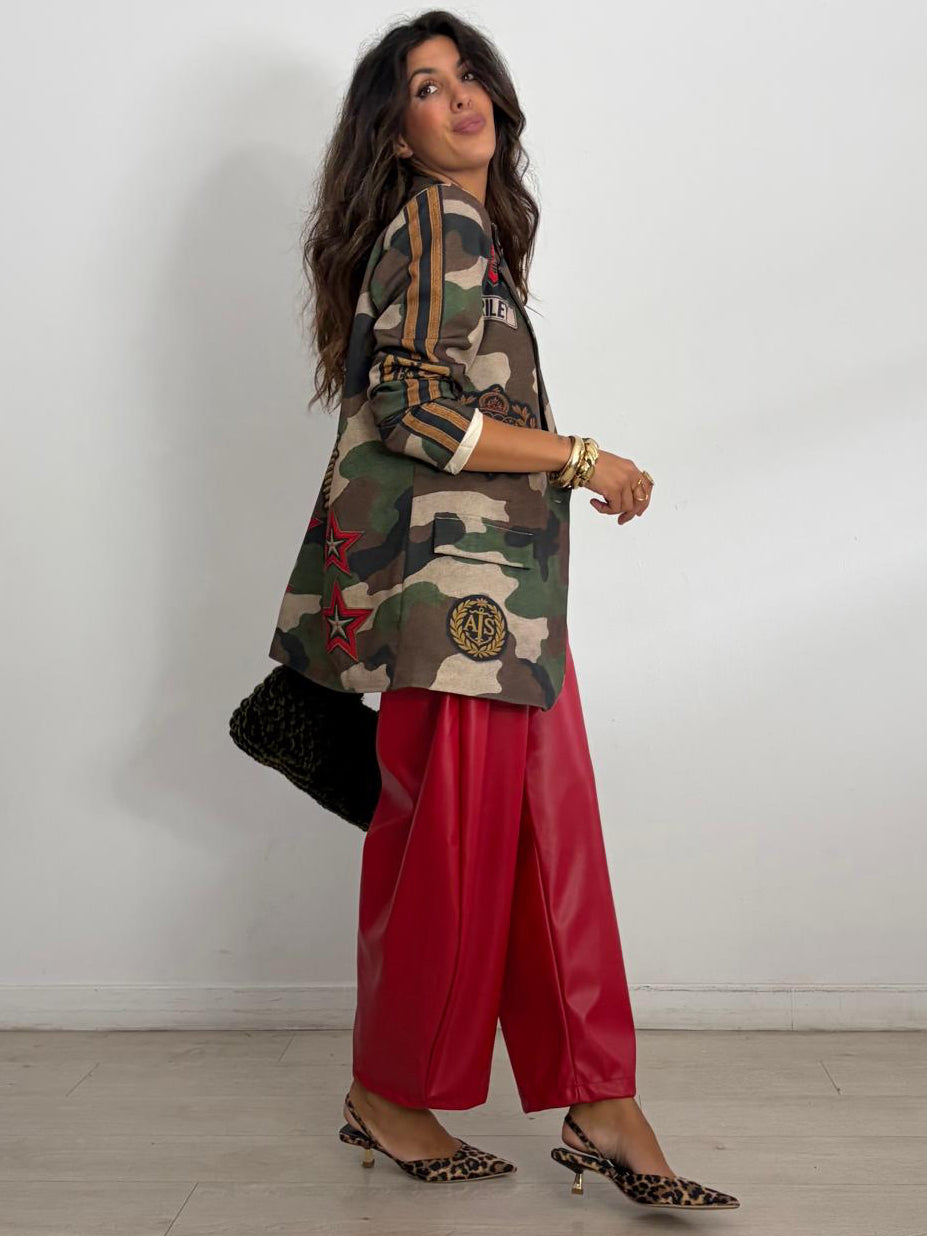 MAXI BLAZER CAMUFLAJE CORAZÓN + ESTRELLAS