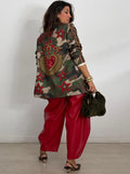 MAXI BLAZER CAMUFLAJE CORAZÓN + ESTRELLAS