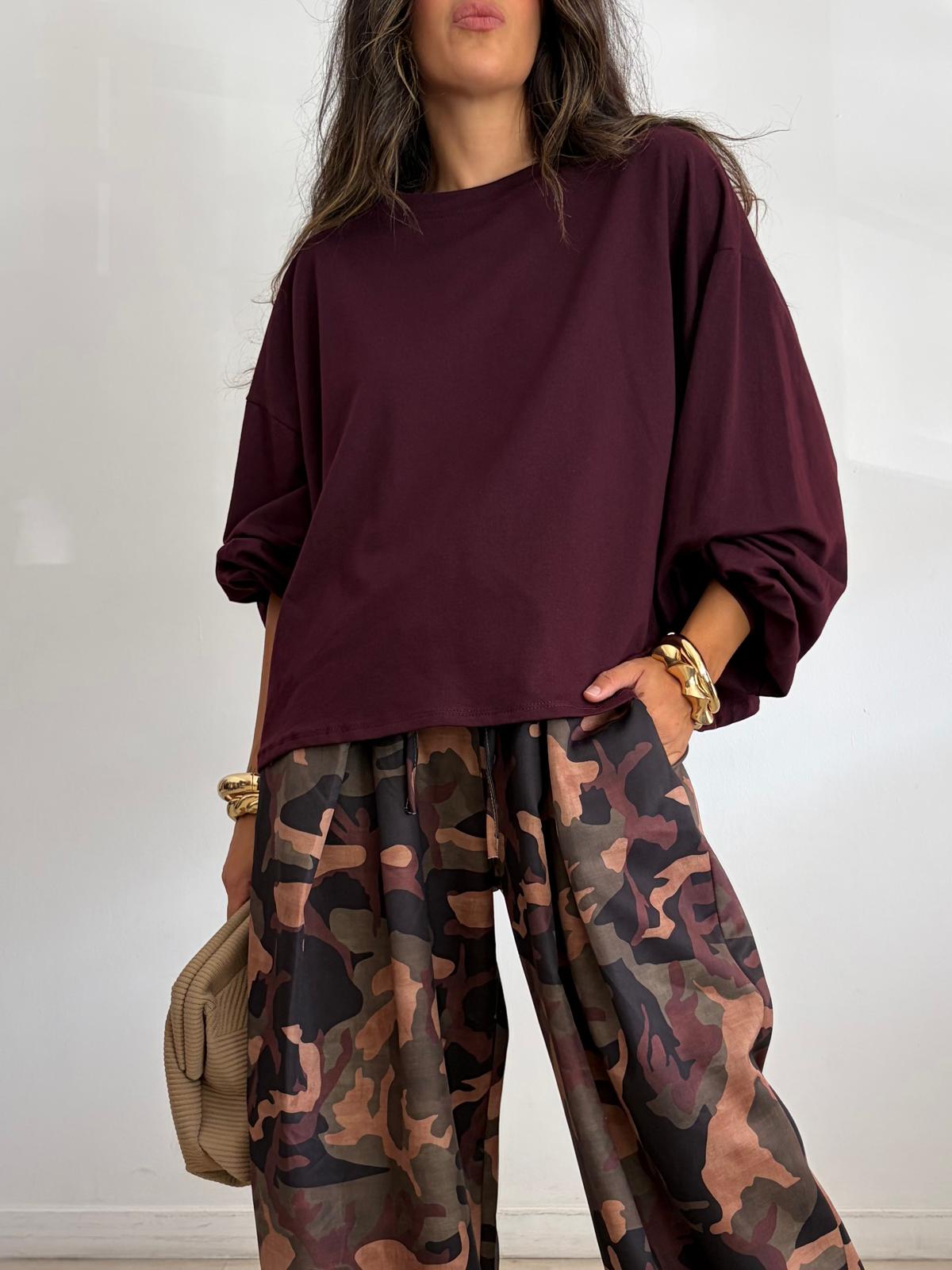 SUDADERA CRUZADA ESPALDA
